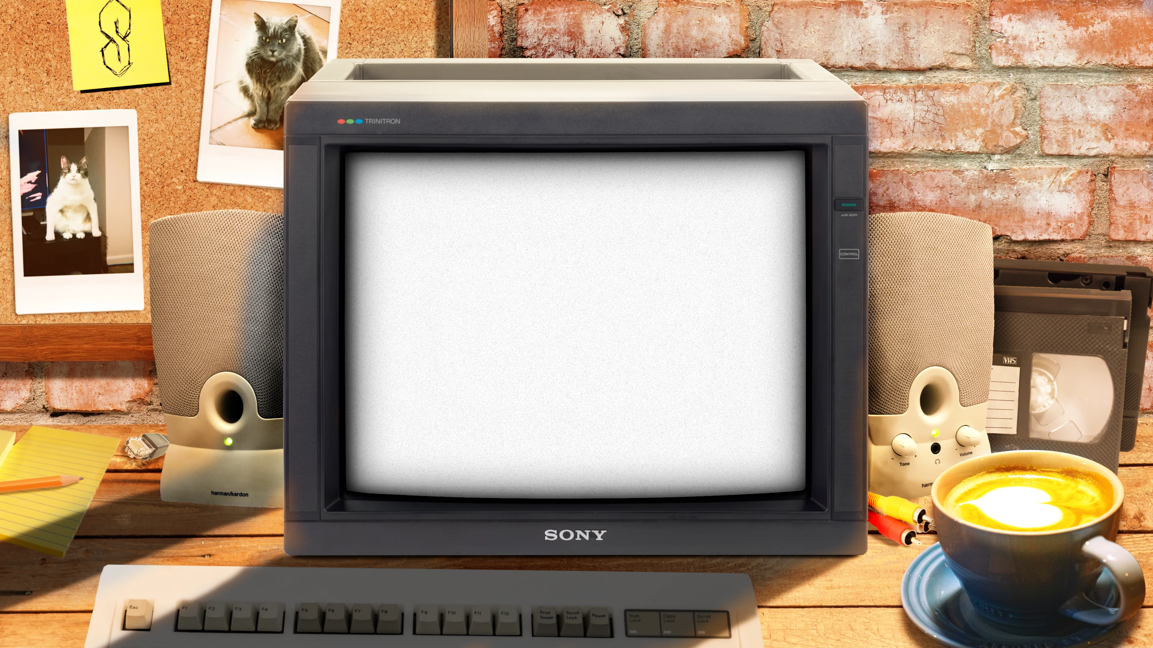 PC Monitor Frame around the center terminal